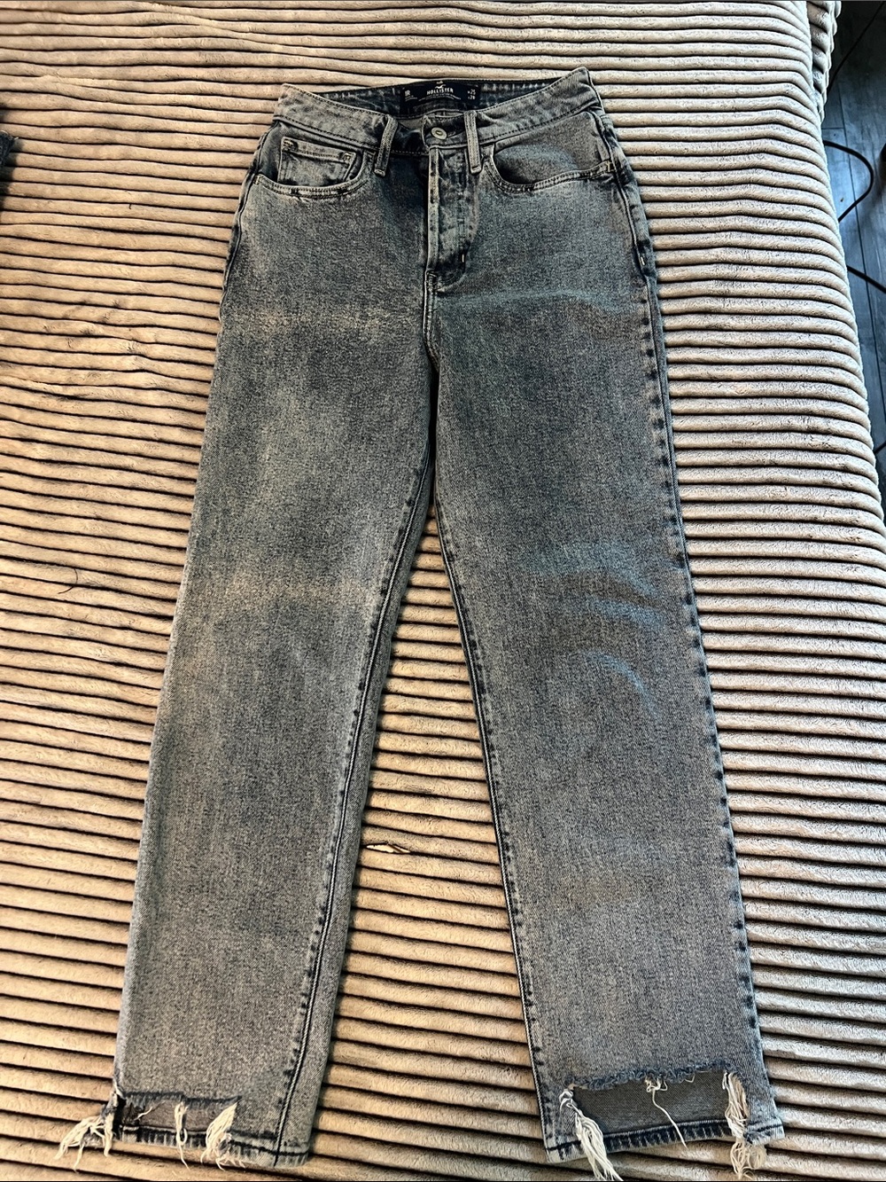 Hollister ultra high rise vintage straight jeans
